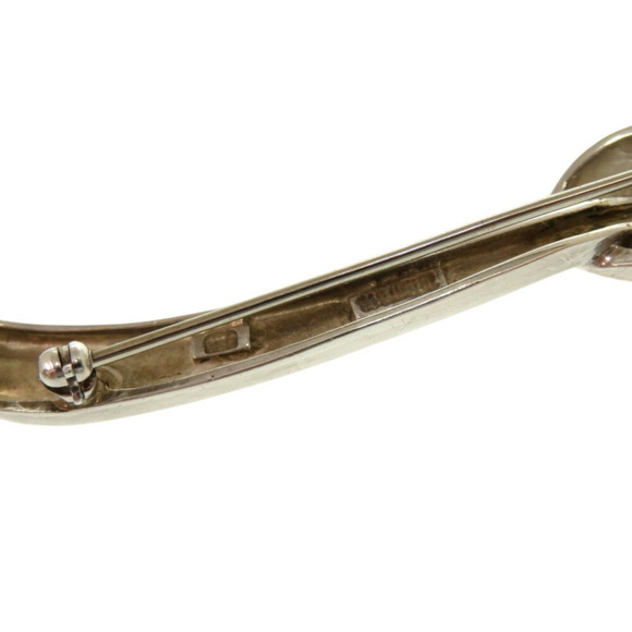 Tiffany Ribbon Silver 925 Brooch 0672TIFFANY&Co.
